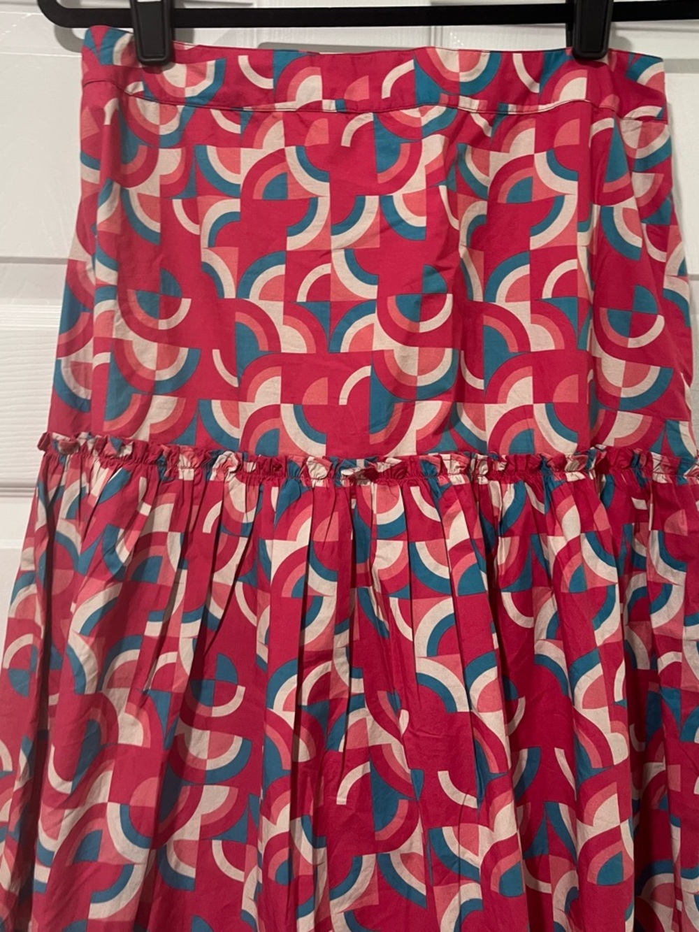 Sundance Pink Geo Tiered Maxi Skirt - Picture 5 of 5
